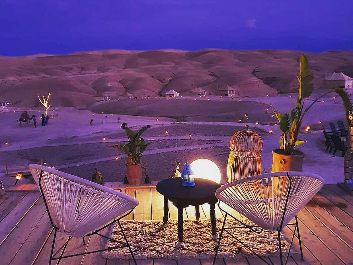 Sunset Camel Ride and Dinner in Agafay Desert, photo 2