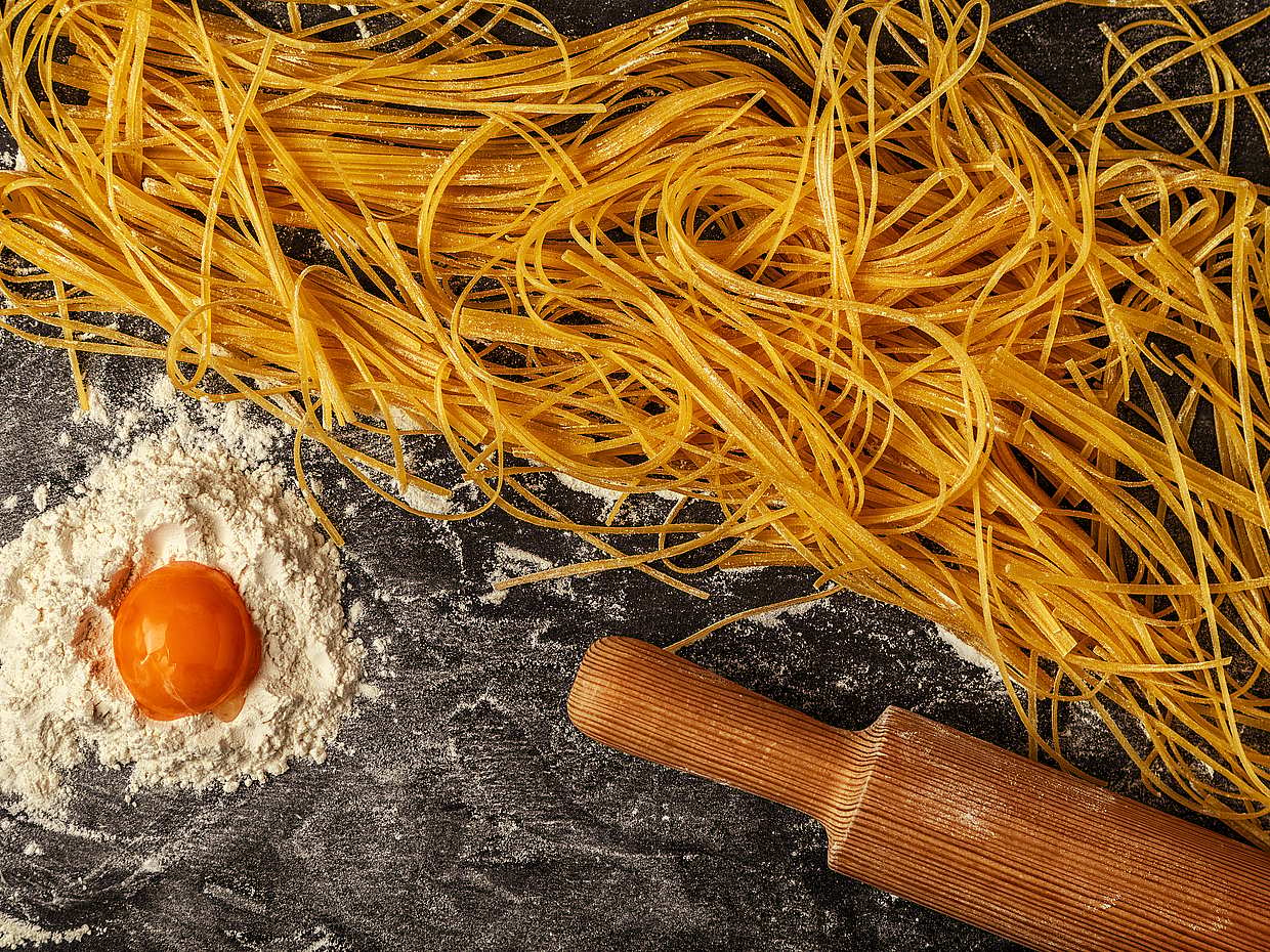 Cursus verse pasta en diner in een typisch Italiaans restaurant in Rome, photo 4