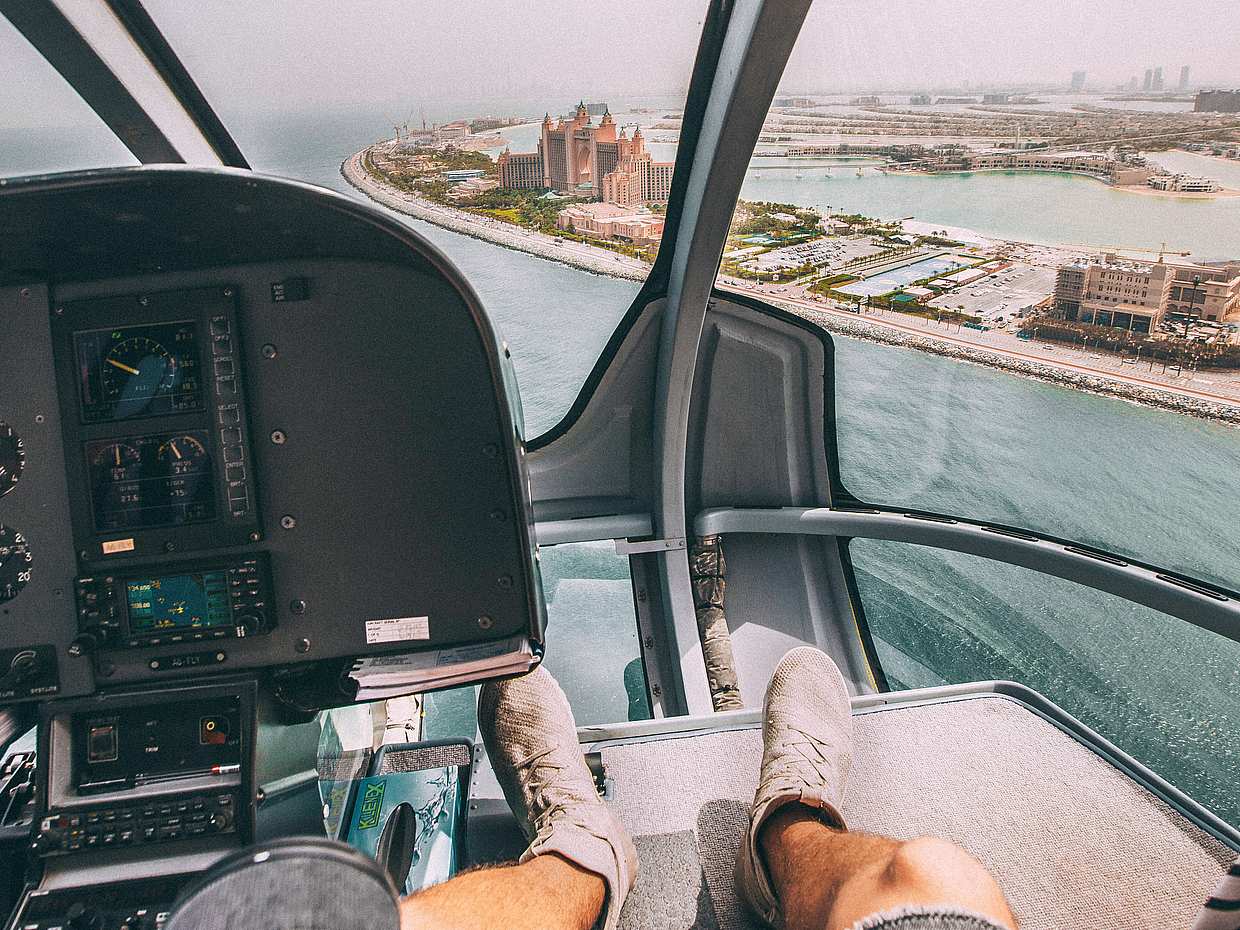 Helicopter Tour over Dubai, United Arab Emirates