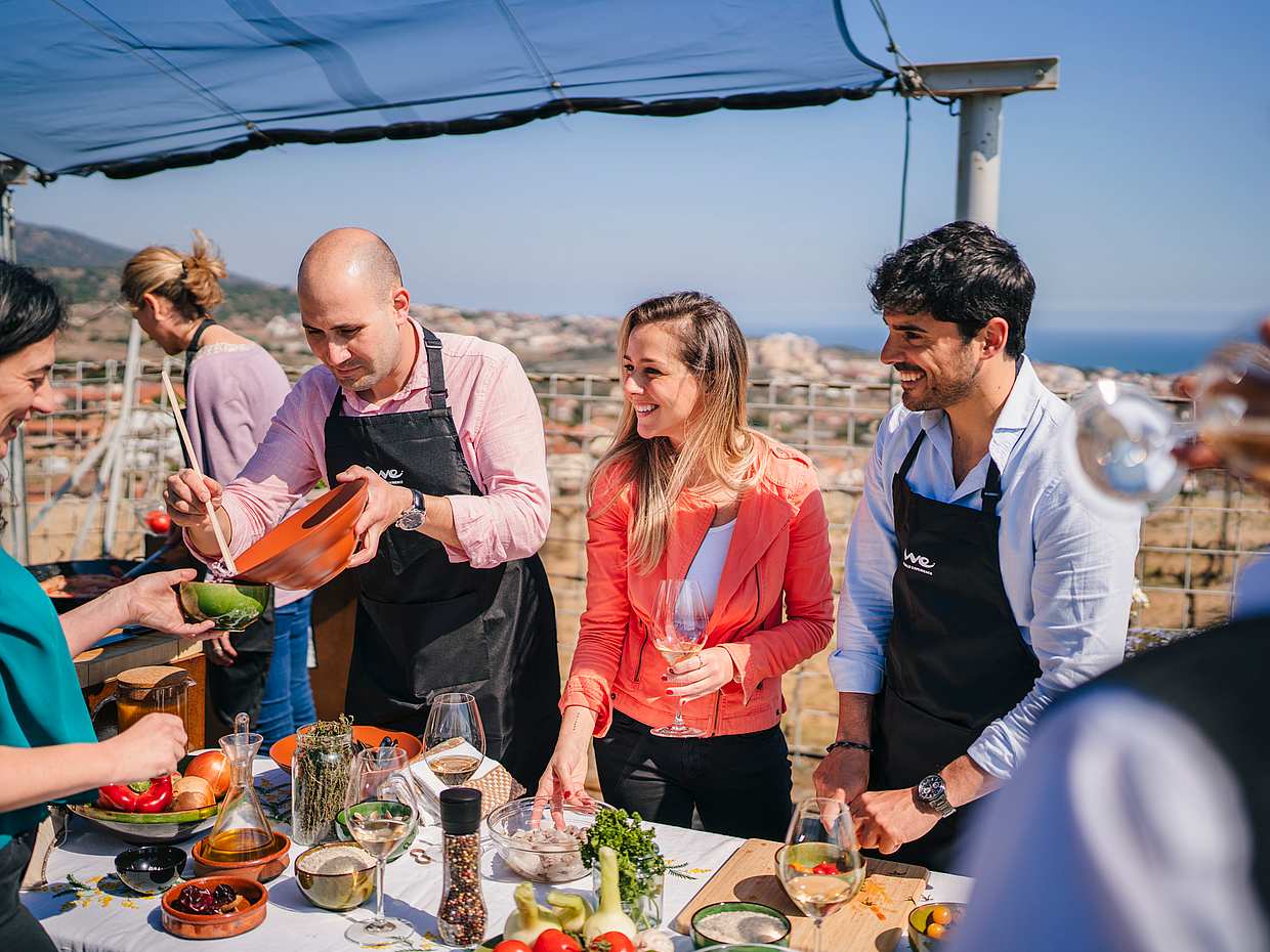 Paella Cooking Experience with Sea View & Winery Tour from Barcelona, photo 5
