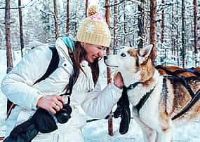 Foto 1 Safari de 30 minutos con huskies y visita a una granja en la zona de Pyha y Luosto