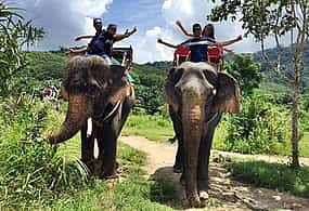 Photo 1 Phuket: White Water Rafting 5 km, Zipline and Elephant Riding