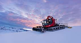 Photo 1 Dinner Aboard a Snow Groomer. Private Tour