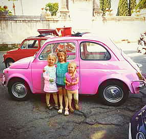 Photo 1 Pizza and Ice-cream Fiat 500 vintage car chauffeured tour for Families