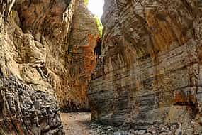 Foto 1 Imbros-Schlucht von Rethymno aus