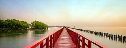 Photo 2 Erawan Waterfall, Floating and Railway Market. Private Tour from Bangkok