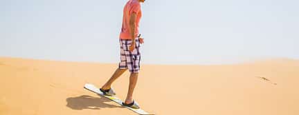 Photo 2 Morning Desert Safari with Sandboarding and Camel Ride