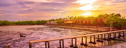 Foto 2 Experiência Privada de Banguecoque. Mercado Flutuante e Ferroviário, Fazenda de Coco e Sal