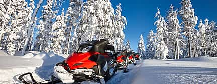 Foto 3 Pequeño grupo de motos de nieve Aurora