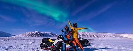 Photo 2 Small Group Aurora Snowmobiling