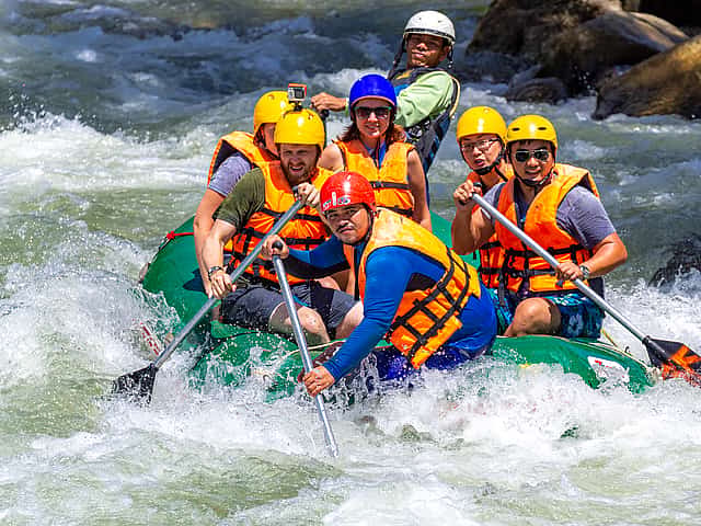 Phuket: Rafting 7km with Zipline Full Day Tour