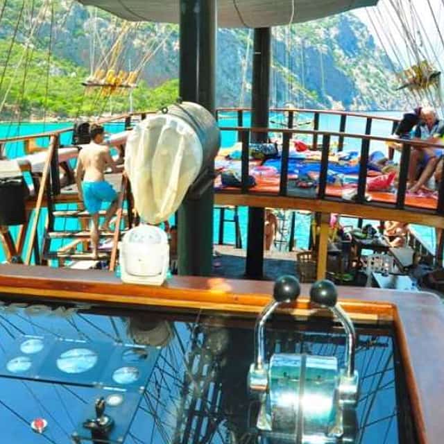 Pirate Yacht Galleon in Kemer from Antalya