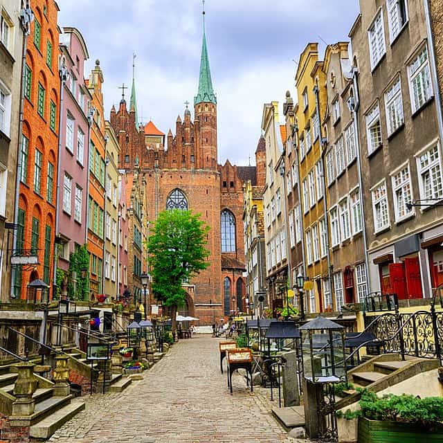 Ein täglicher Spaziergang durch Gdańsk
