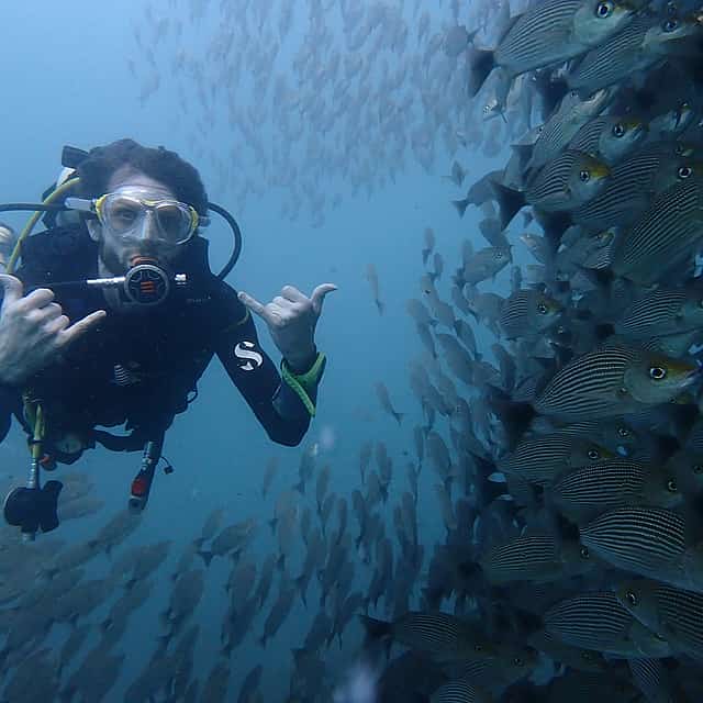 Scuba Diving at the Catalina Islands, Costa Rica