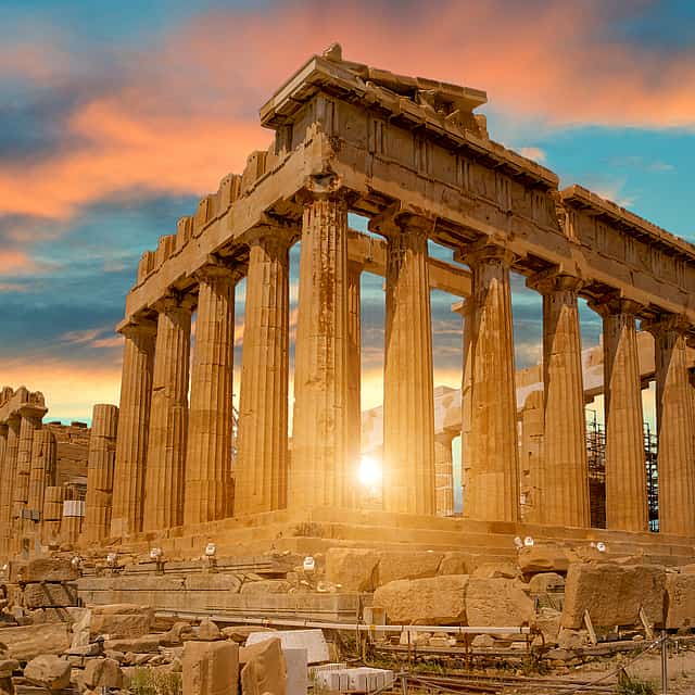 Athene hoogtepunten halve dag privé tour