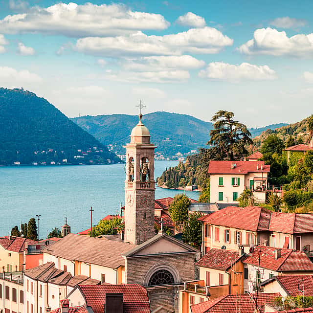 Groepswandeling in Como