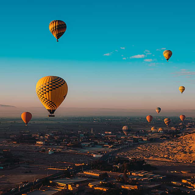 Vuelo privado en globo aerostático en Luxor