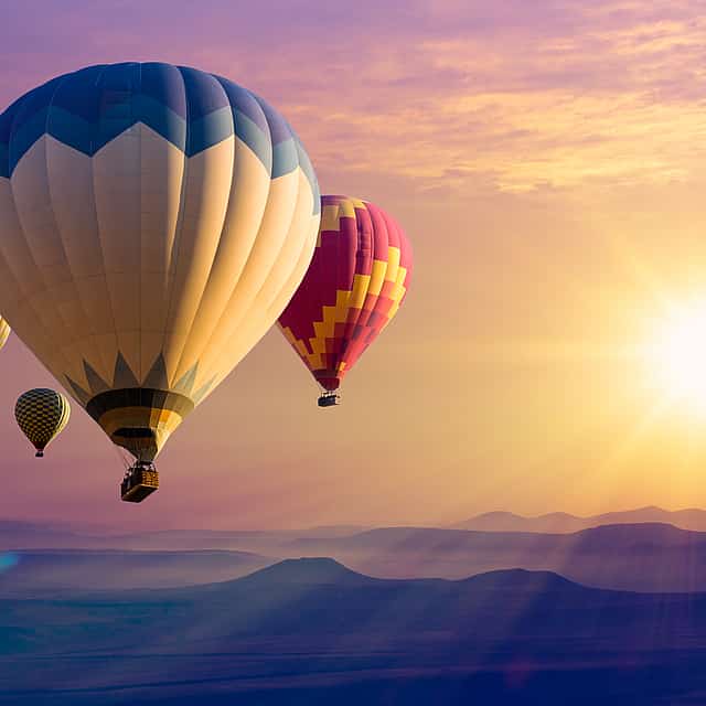 Luchtballonvaart over Marrakech en het Hoge Atlasgebergte