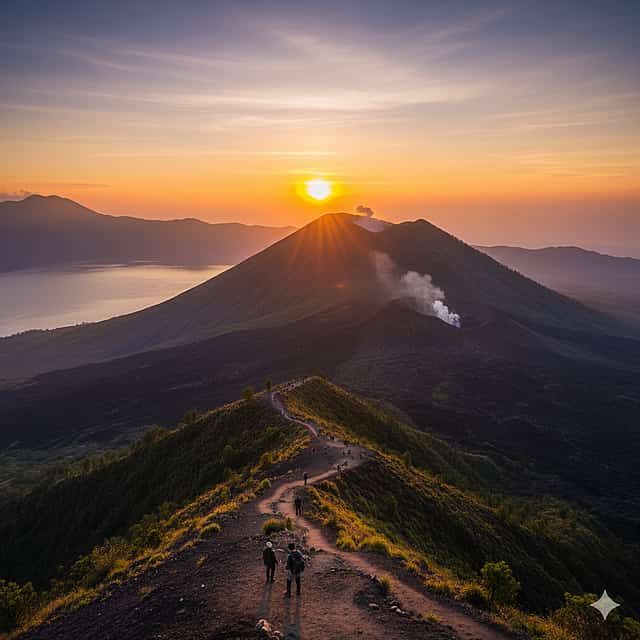 Mount Batur Sunrise with Breakfast and Guided Trekking