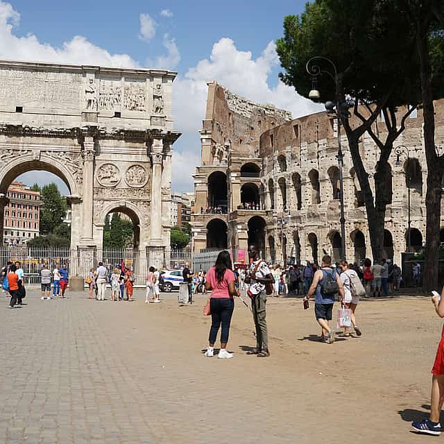 Een dagelijkse wandeling door Rome