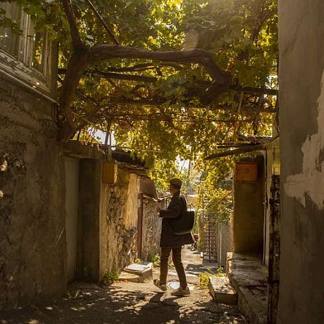 Bezoek aan het huis van lokale bewoners in de oude wijk Kond in Jerevan