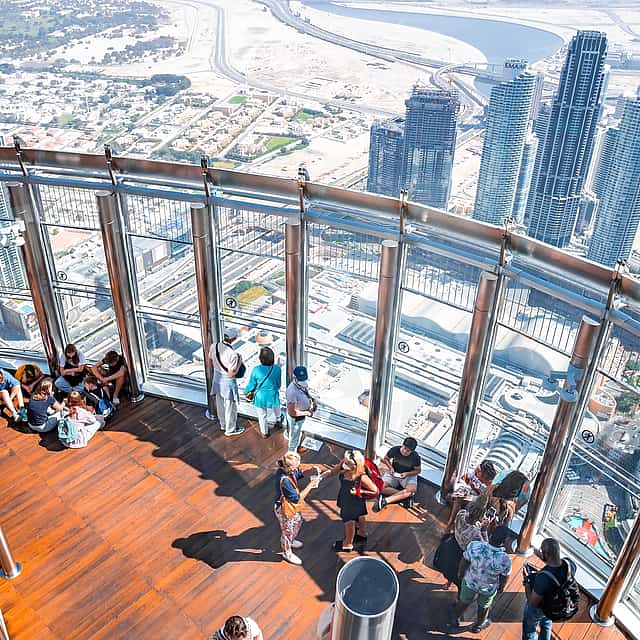 Dubai Burj Khalifa with Dubai Aquarium Combo Passes (Non-prime Hours)