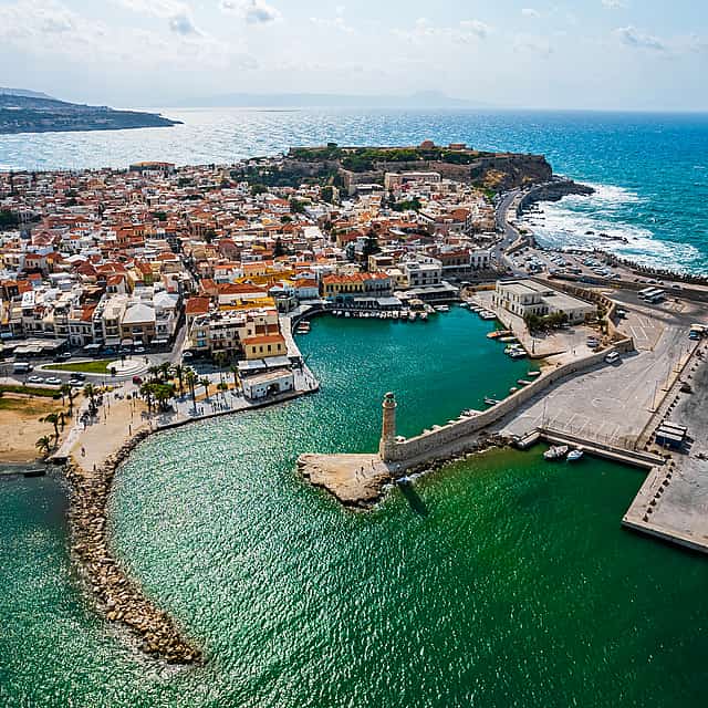 Chania, Lago Kourna e Rethymno de Heraklion