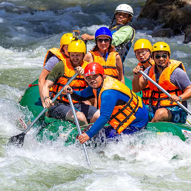 Phuket: Rafting 7km with Zipline Full Day Tour