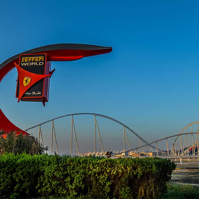 Ferrari World & Warner Brothers Parks with Transfer from Dubai