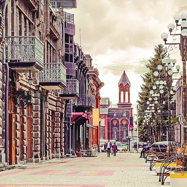 Ein täglicher Spaziergang durch Gyumri