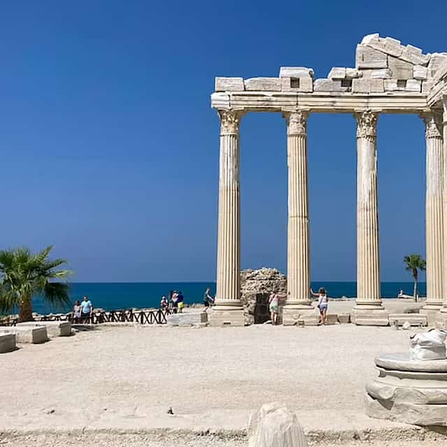 Side Tour met Tempel van Apollo en winkelen vanuit Side Resorts
