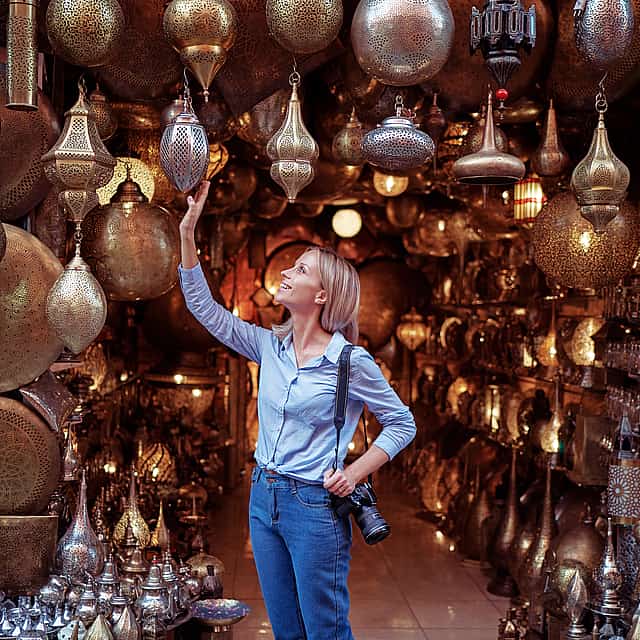 Marrakech Privé Halve dag Winkelen Tour
