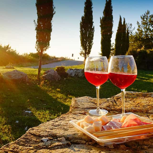 Degustazione di vini e pranzo toscano a Firenze