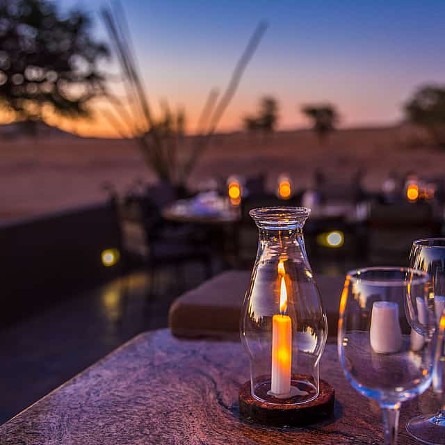Romantic Night in Desert