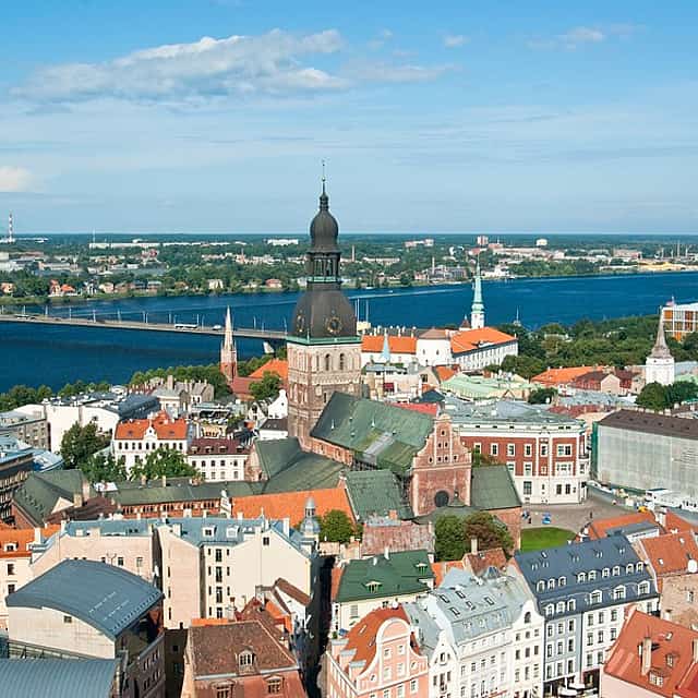 Ein täglicher Spaziergang durch Riga