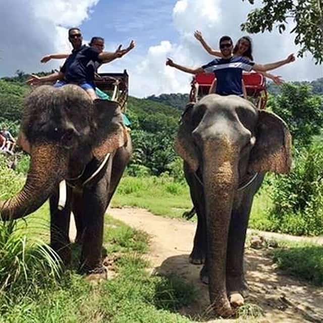 Phuket: White Water Rafting 5 km, Zipline and Elephant Riding