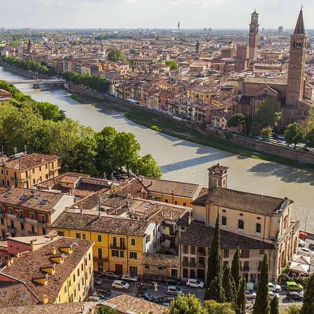 Ein täglicher Spaziergang durch Verona