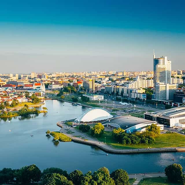 Ein täglicher Spaziergang durch Minsk