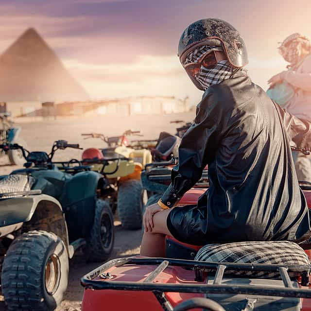 Quad Bike Ride to the Pyramids of Giza