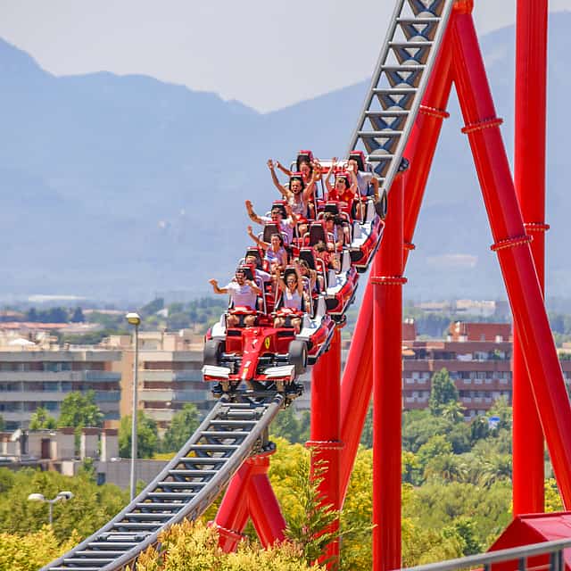 PortAventura and Ferrari Land: Full-day Trip from Barcelona