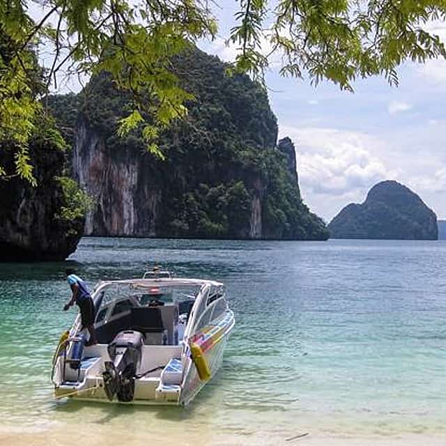 Krabi: Hong Island with Snorkeling and Kayaking by Speed Boat
