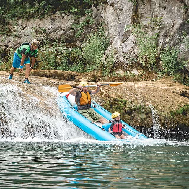 Kayaking Mreznica Canyon