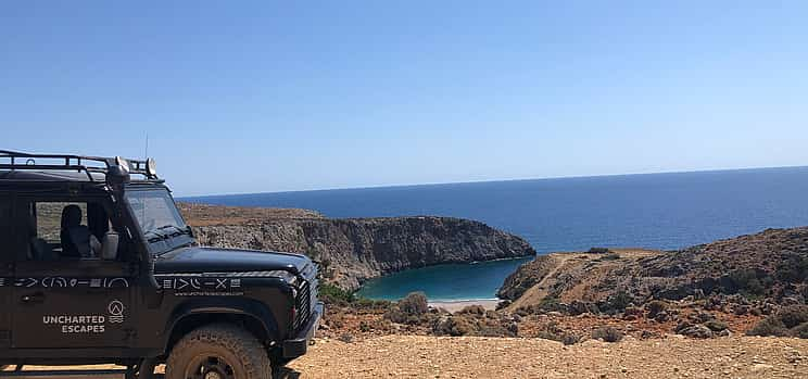 Foto 1 Private Safari-Tour zur Rodopou-Halbinsel und zum Menies-Strand von Chania aus