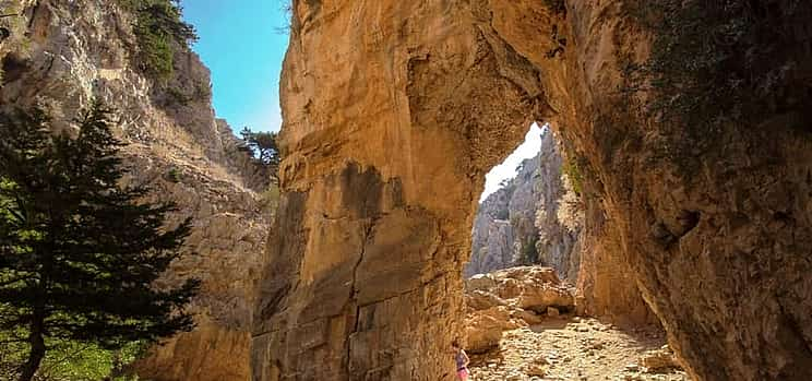 Foto 1 Imbros-Schlucht von Chania aus