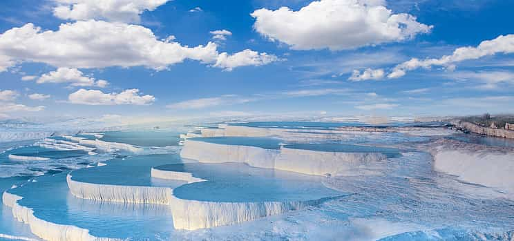 Foto 1 Besichtigung der antiken Stadt Hierapolis, Pamukkale und Kleopatra Pool von Marmaris aus