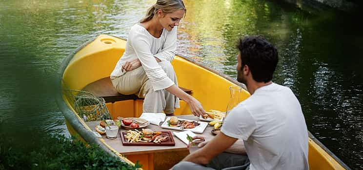 Photo 1 Romantic Picnic Lunch on a Boat for Couple