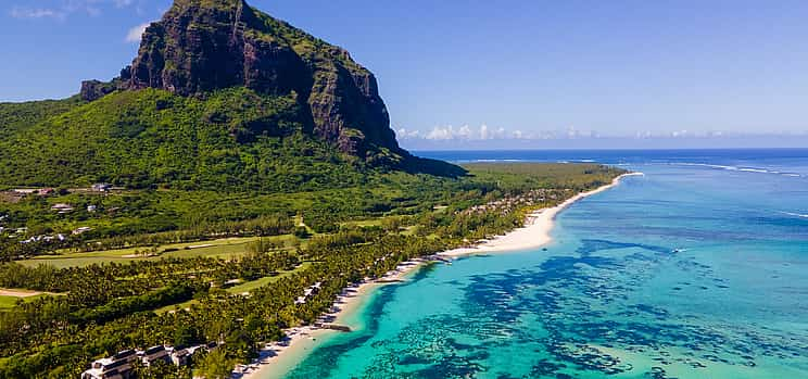 Photo 1 Underwater Waterfall Helicopter Tour from Chamarel