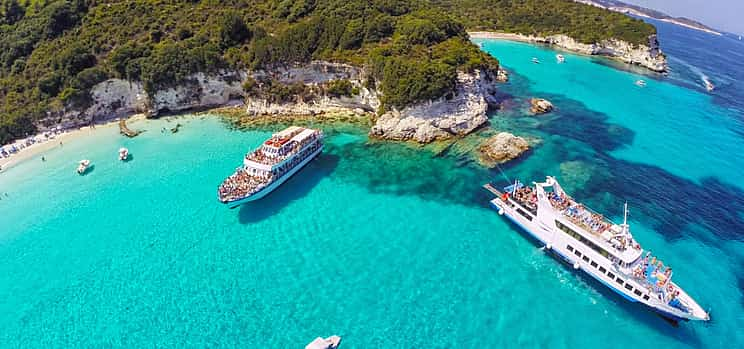 Foto 1 Excursión de un día en barco a las islas de Paxos y Antipaxos desde Corfú