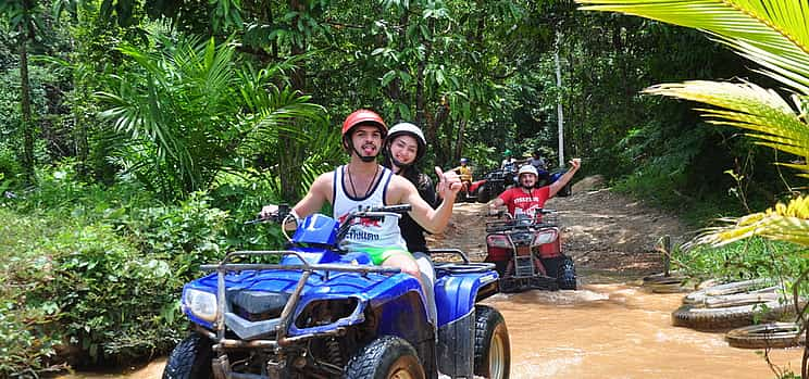 Foto 1 Phuket: Rafting 5 km, tirolina Flying Fox y paseos en quad