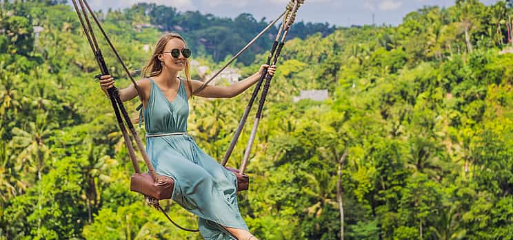 Foto 1 Das Beste von Ubud Ganztägige private Tour mit Dschungelschaukel